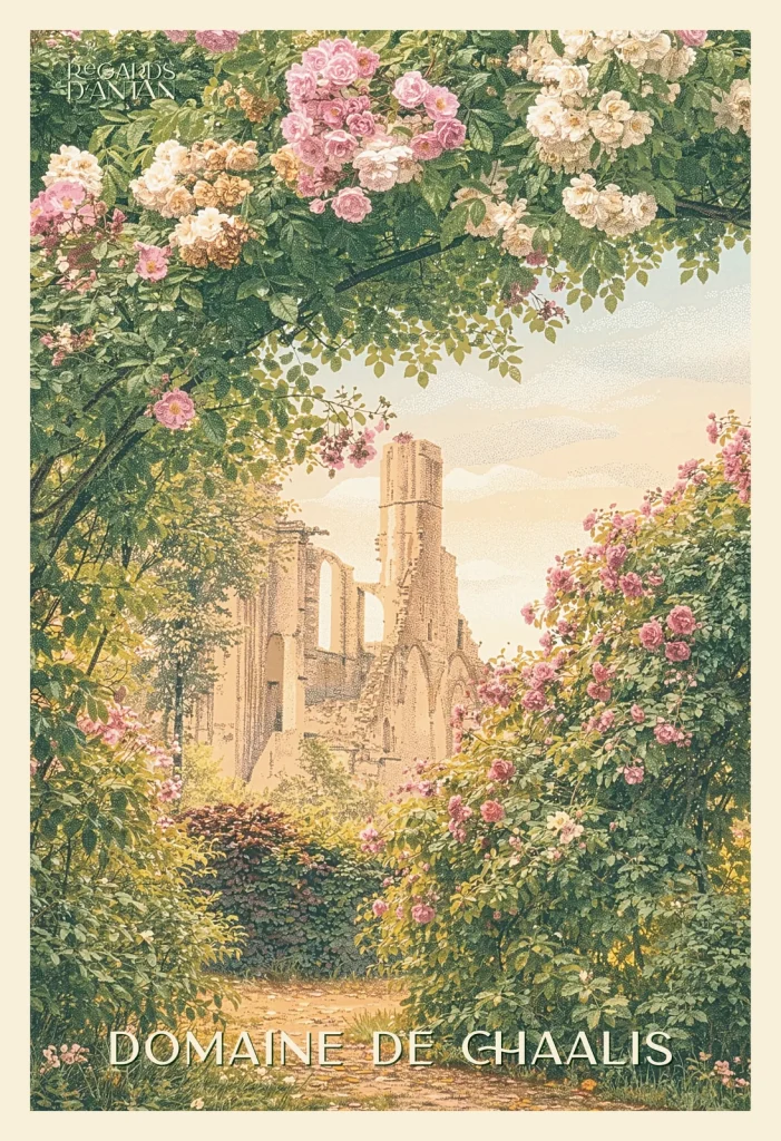 Affiche Domaine de Chaalis de Regards d'Antan